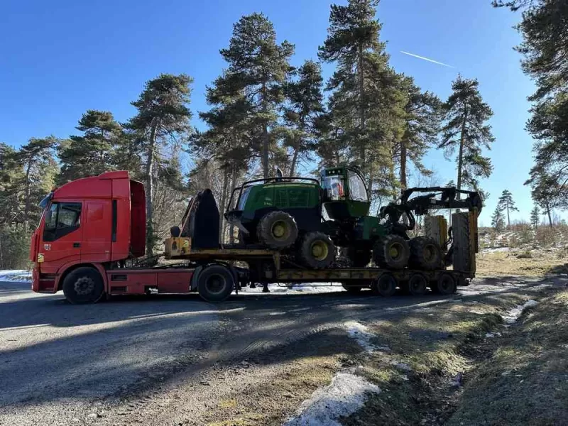 Transport d'engin forestier, Saint-Flour, SARL Gueniot