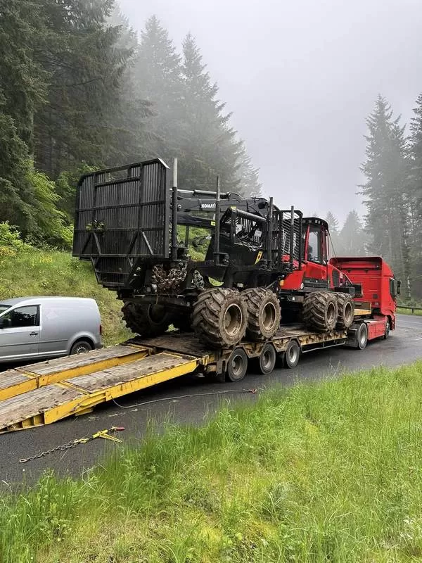 Transport d'engin forestier, Saint-Flour, SARL Gueniot