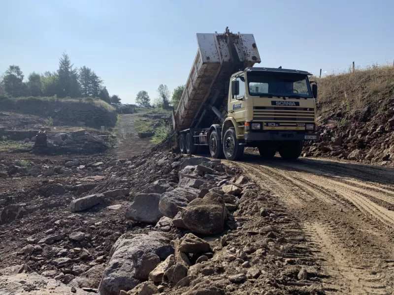 Travaux de terrassement , Saint-Flour, SARL Gueniot