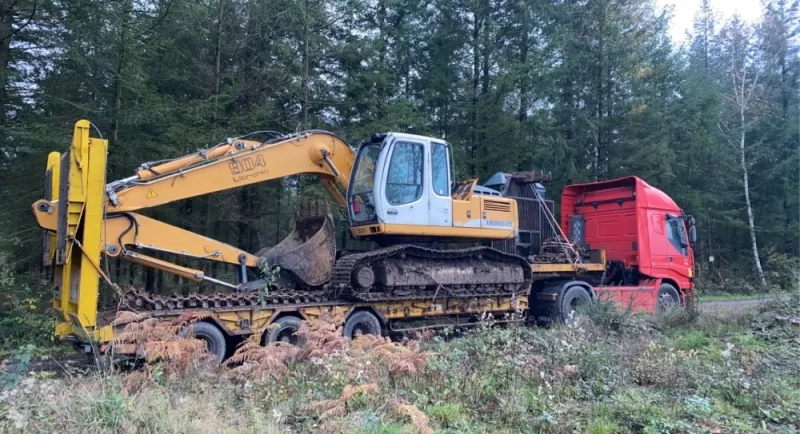 Transport d'engin forestier, Saint-Flour, SARL Gueniot