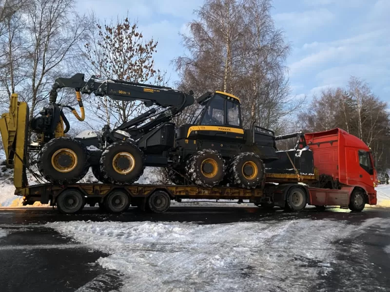 Transport d'engin forestier, Saint-Flour, SARL Gueniot