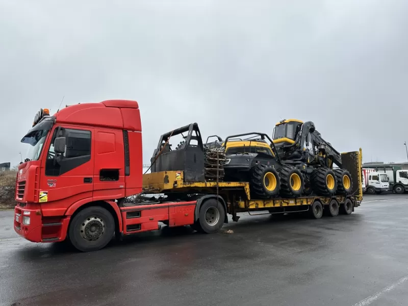 Transport d'engin forestier, Saint-Flour, SARL Gueniot