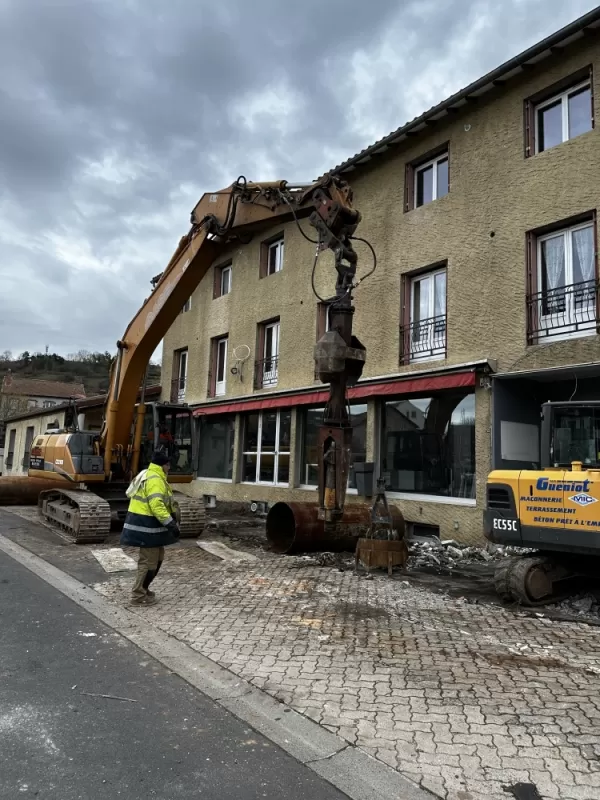 Travaux de terrassement , Saint-Flour, SARL Gueniot
