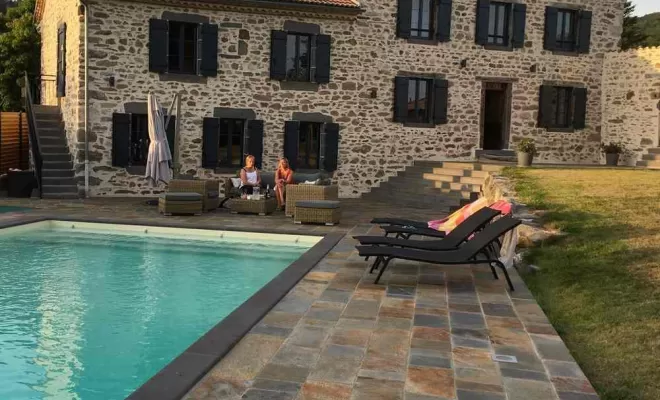 Carrelage extérieur, Saint-Flour, SARL Gueniot